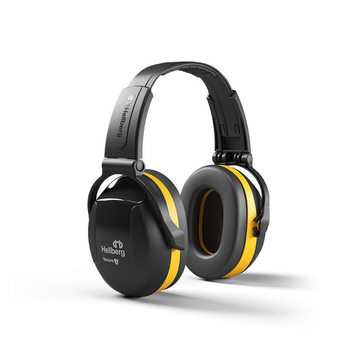 Hellberg Secure S2F Yellow Foldable Earmuff, Class 5, SNR30 RM41502-001
