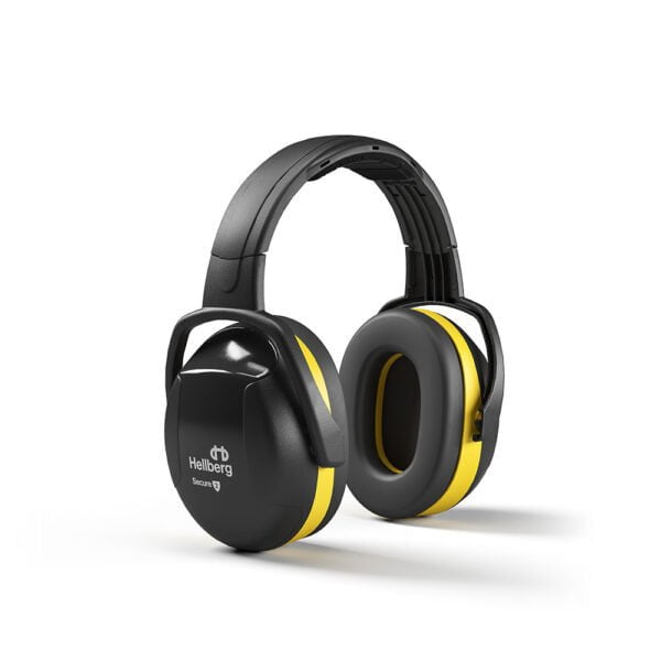Hellberg Secure S2H Yellow Headband Earmuff, Class 5, SNR31 RM41002-001