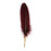 Herbin Goose Quill with Steel Nib, Burgundy FPC23226ST