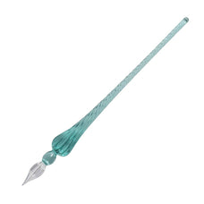 Herbin Round Glass Pen 18cm Turquoise FPC21433T