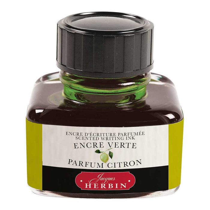 Herbin Scented Ink 30ml Green, Lemon Scent FPC13736T