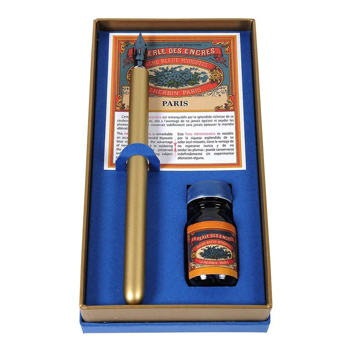 Herbin Traditional Writing Set Bleu Myosotis FPC27278T