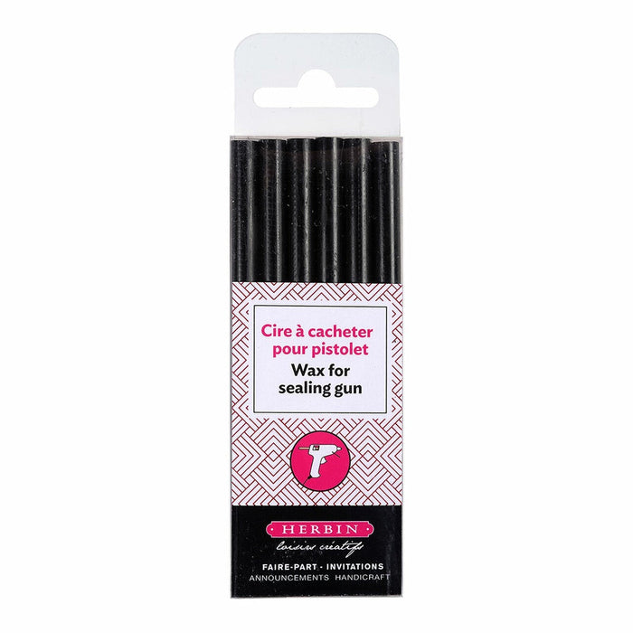 Herbin Wax Gun Sticks Black, Pack of 6 FPC35809T