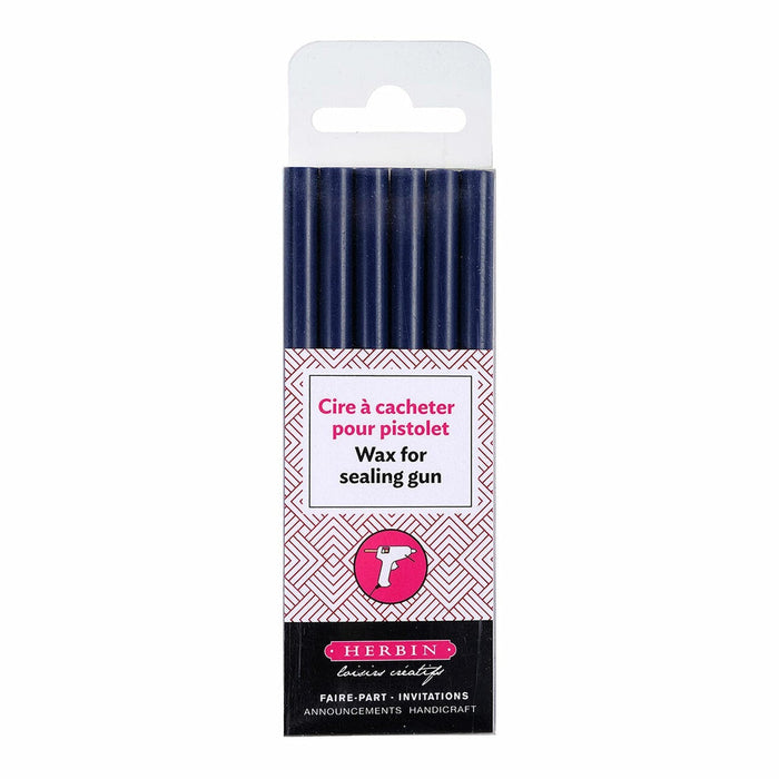 Herbin Wax Gun Sticks Dark Blue, Pack of 6 FPC35819T