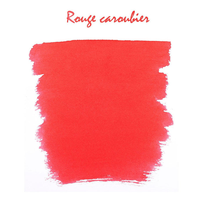 Herbin Writing Ink Cartridge Rouge Caroubier, Pack of 6 FPC20122T