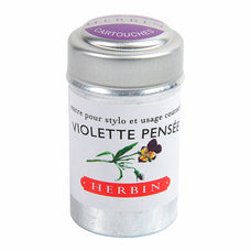 Herbin Writing Ink Cartridge Violette Pensee, Pack of 6 FPC20177T