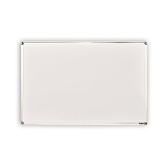 High Gloss Lacquered Steel Double Sided Magnetic Whiteboard 900 x 1200mm NBWBLS9012A-D-I