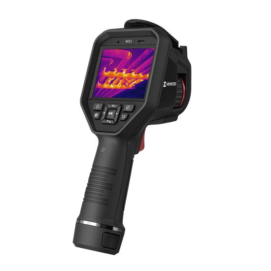 HIKMICRO M11 Handheld Wi-Fi Manual Focus Thermal Imaging Camera. 3.5" LCD Touch Screen. Thermal, Visual, Fusion, PIP & Blending Image Modes. Thermal Resolution: 27,648 Pixels. CDM11