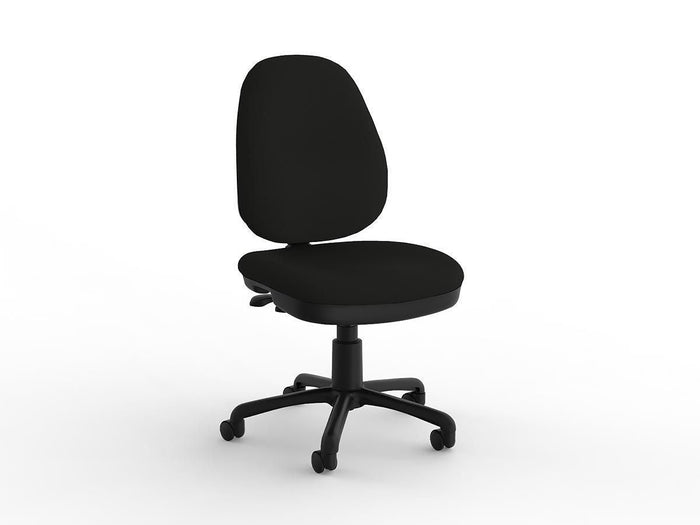 Holly 2 Lever Splice Fabric Highback Task Chair (Choice of Colours) Black KG_HOL2H__ASS_SPBK