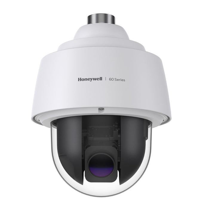 HONEYWELL 60 Series 2MP WDR Outdoor 30X Optical Zoom Speed Dome Camera. 1/2.8” 2 Megapixel progressive scan CMOS. 4.3 mm ~ 129 mm, DC-IRIS. H.265 HEVC Smart Codec.UPoE, 24 VAC CDHC60WZ2E30