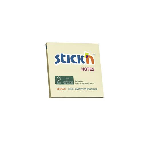 Hopax FSC Mix Credit Sticky Notes Yellow 76 x 76mm CX200938