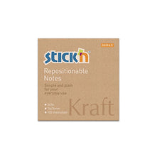 Hopax Kraft Sticky Notes 76 x 76mm CX200925