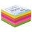 Hopax Sticky Notes Neon Colours 76 x 76mm Cube CX200916