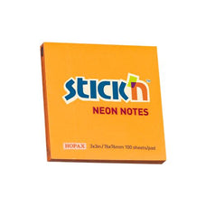 Hopax Sticky Notes Neon Orange 76 x 76mm CX200935