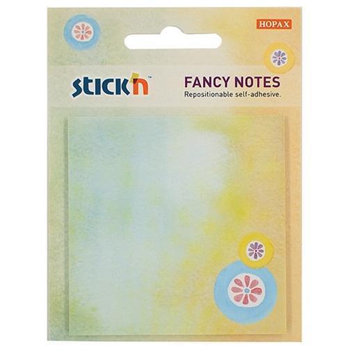 Hopax Sticky Notes Printed Flower - 76 x 76mm CX201663