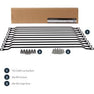 StarTech.com Horizontal Cable Lacing Bars with 2