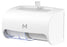 Horizontal Double Toilet Roll Dispenser - White MPH27530