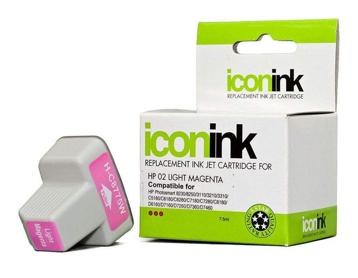 HP 02 / HP02 Light Magenta Compatible Ink Cartridge FPIHP02LM