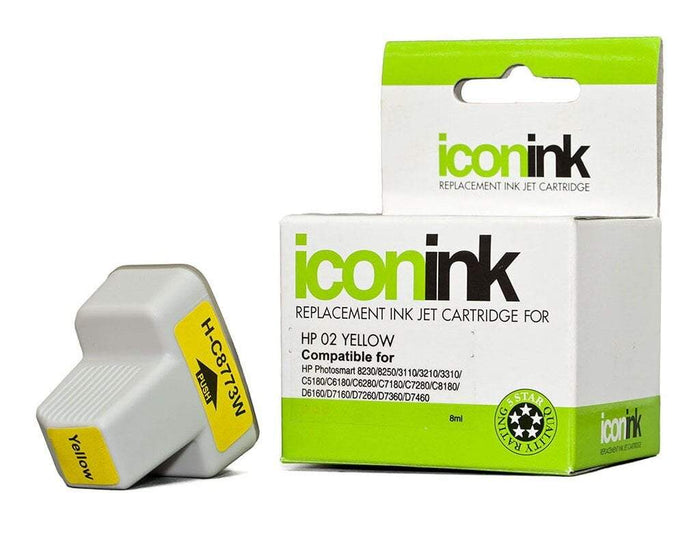 HP 02 / HP02 Yellow Compatible Ink Cartridge FPIHP02Y