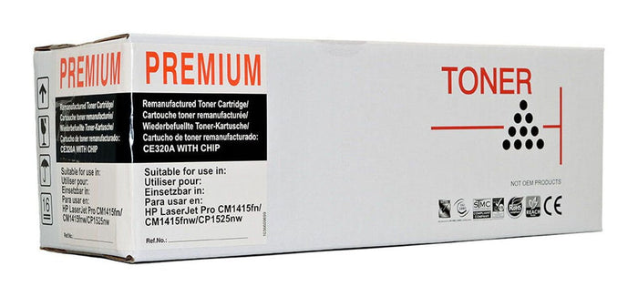 HP 128A / CE320A Remanufactured Compatible Black Toner FPICE320A