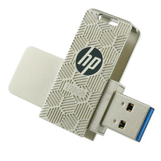 HP 128GB USB Flash Drive, USB 3.1 x610w, Swivel, Attaches to Keychains, Gold DSHPFD610W128