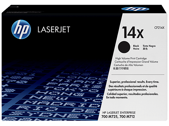 HP 14X / CF214X High Yield Black Original Toner DSHT14X