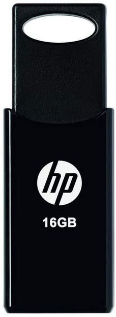 HP 16GB USB Flash Drive, USB 2.0 v212b, Capless, Attaches to Keychains DSHPFD212B16