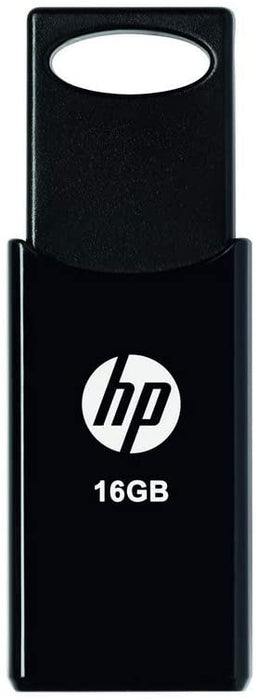 HP 16GB USB Flash Drive, USB 2.0 v212b, Capless, Attaches to Keychains DSHPFD212B16