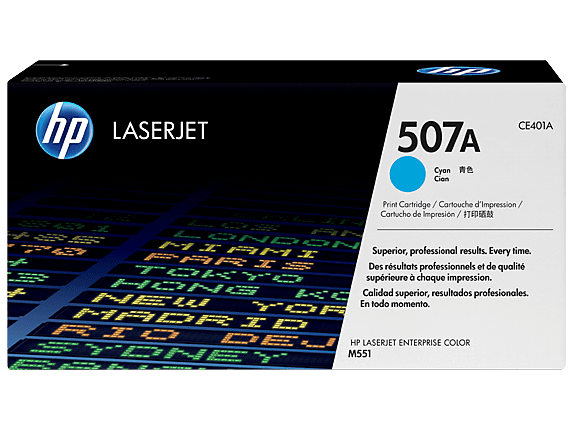 HP 507A / CE401A Cyan Original Toner DSHTCE401