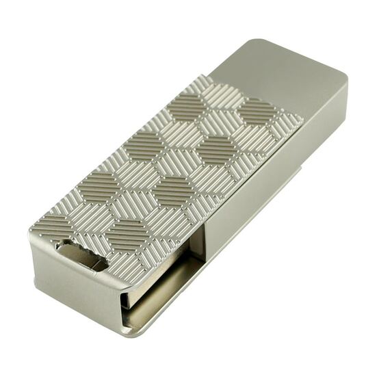 HP 64GB USB Flash Drive, USB 3.1 x610w, Swivel, Attaches to Keychains, Gold DSHPFD610W64