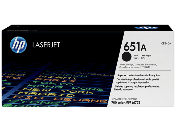 HP 651A / CE340A Black Original Toner DSHT340