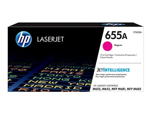 HP 655A Magenta LaserJet Toner Cartridge CF453A DSHT655M