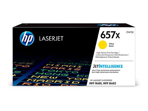 HP 657X CF472X Yellow LaserJet Toner DSHT657YX