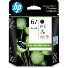HP 67 Genuine Colour and Black Ink, Combo Pack DSHI67BCT