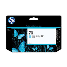 HP 70 Light Cyan Genuine Ink, 130ml (C9390A) DSHI70LC