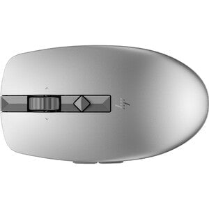 HP 710 Rechargeable Silent Mouse - Wireless - Bluetooth - 2.40 GHz - Rechargeable - Silver - USB Type A - 3000 dpi - Tilt Wheel - 7 Button(s) - 6 Programmable Button(s) - Symmetrical IM5719914