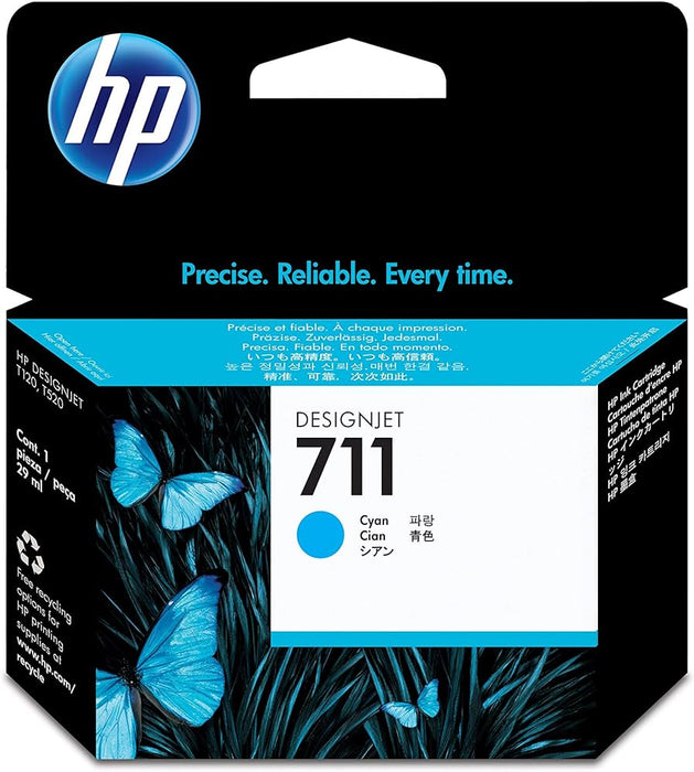 HP 711 / HP711 Cyan Original Ink Cartridge DSHI711C