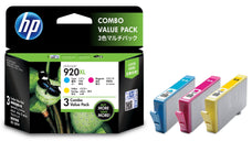 HP 920XL / HP920XL Colour Value Pack Original Cartridge DSHI920XLVP
