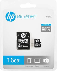 HP Micro SD 16GB Card, U1 High Speed Class 10 DSHPFUD0161U1BA