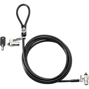 HP Nano Keyed Cable Lock - Keyed Lock - Vinyl, Galvanized Steel, Zinc Alloy - 1.83 m - For Notebook, Tablet IM3559408