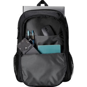 HP Prelude Pro Carrying Case Backpack for 15.6" Notebook, Black, TAA Compliant, Water Resistant, Bump Resistant, Scratch Resistant, Abrasion Resistant - Fabric Body, Shoulder Strap, Trolley Strap, Belt IM4892562