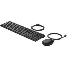 HP Wired Desktop 320MK Mouse And Keyboard - USB Cable - USB Cable Mouse - Optical - Compatible with Windows IM5035290