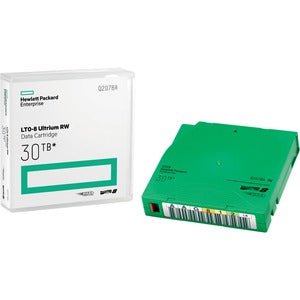 HPE LTO-8 Ultrium 30TB RW Data Cartridge - LTO-8 - Rewritable - 12 TB (Native) / 30 TB (Compressed) - 960 m Tape Length - 1 Pack IM4031777