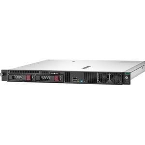 HPE ProLiant DL20 G10 Plus 1U Rack Server - 1 x Intel Xeon E-2314 2.80 GHz - 8 GB RAM - Serial ATA Controller - Intel C256 Chip - 1 Processor Support - 128 GB RAM Support - Matrox G200 Up to 16 MB Graphic Card - Gigabit Ethernet - 2 x LFF Bay(s) - 1 x 290 IM5500450
