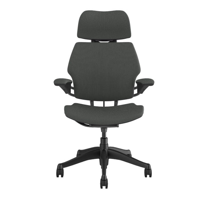 Humanscale Freedom Ergonomic Chair with Headrest & Adjustable Seat, Graphite & Oxygen Revive SKCCHUF21CGO010GAUS