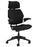 Humanscale Freedom Ergonomic Chair with Headrest, Standard Duron Arms, Oxygen Fabric in Inhale, Black, Graphite Base SKCCHUF211GO001