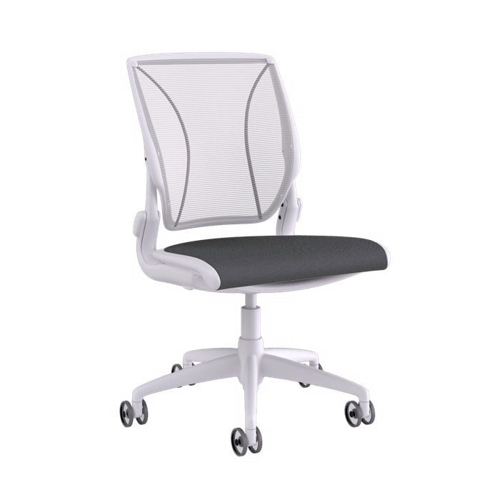 Humanscale World Task Chair, Armless, Mesh Pin, Oxygen White SKCCHUW10WN01O010INDAUS