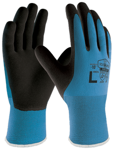 IceKing Chiller Crinkle Latex Palm Gloves, Cold Climate, -0°C to -10°C, 2 Pairs