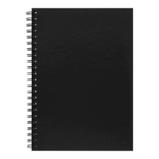 Icon A4 200 pages Hard Cover Spiral Bound Notebook - Black Cover x 3's pack FPISNBHC004