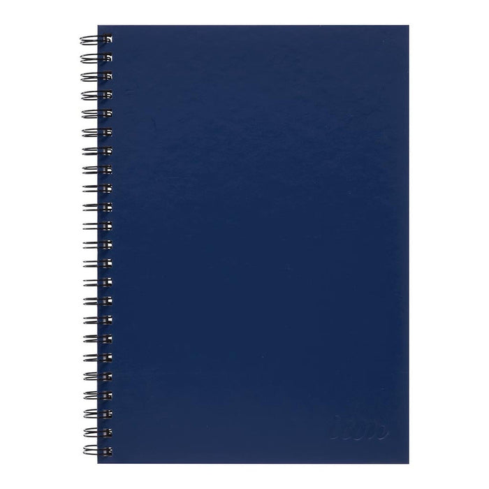 Icon A4 200 pages Hard Cover Spiral Bound Notebook - Blue Cover x 3's pack FPISNBHC006